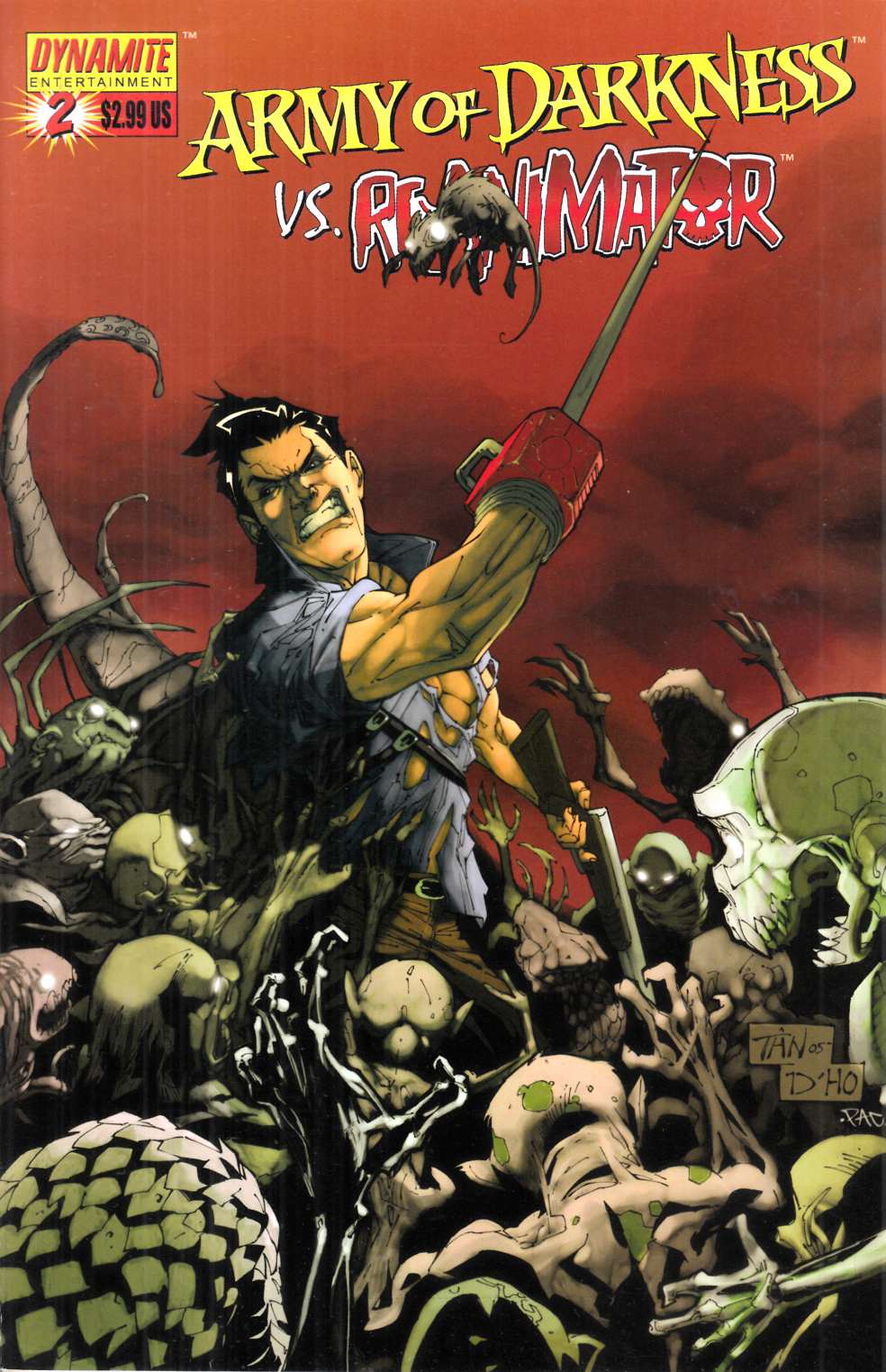 Army of Darkness vs Re-Animator #2 Cover A Near Mint (9.4) [Dynamite Comic] THUMBNAIL