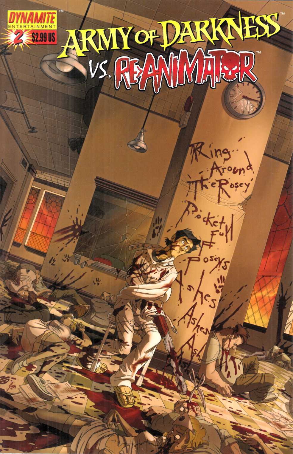 Army of Darkness vs Re-Animator #2 Cover B Near Mint (9.4) [Dynamite Comic] THUMBNAIL