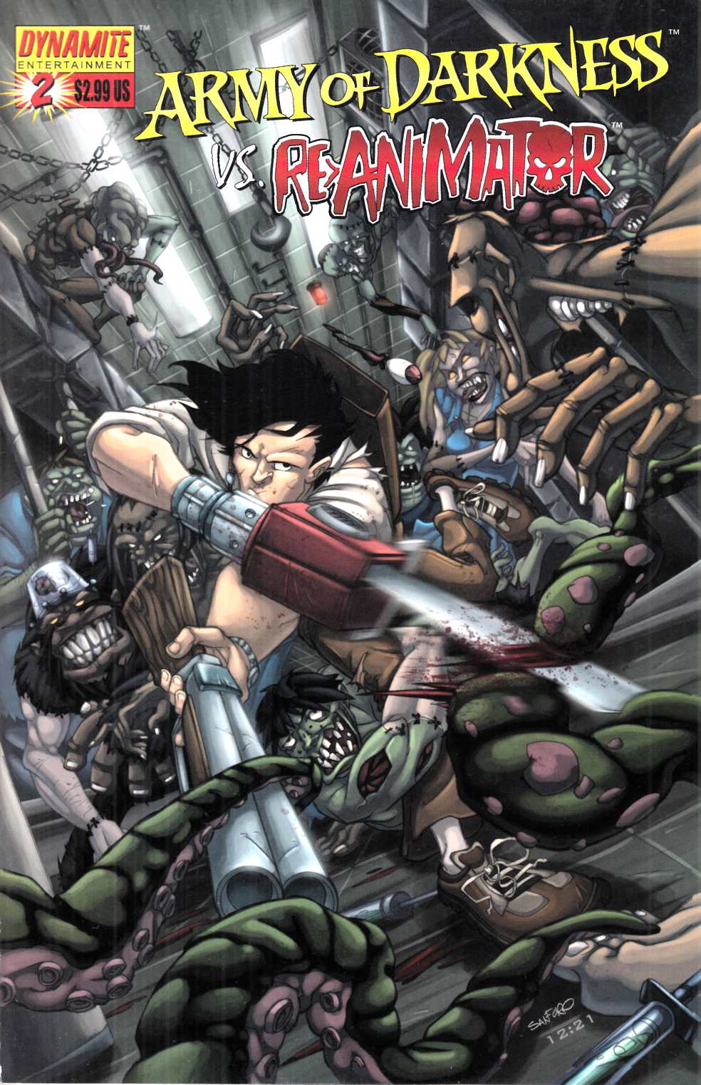 Army of Darkness vs Re-Animator #2 Cover D Near Mint (9.4) [Dynamite Comic] THUMBNAIL