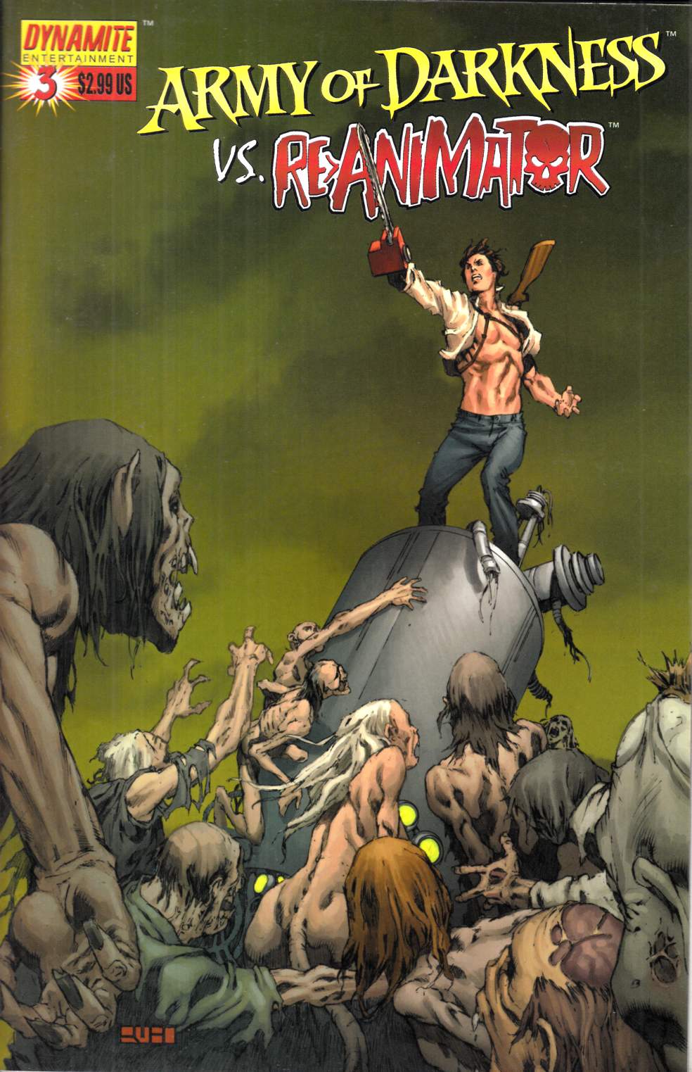 Army of Darkness vs Re-Animator #3 Cover C Near Mint (9.4) [Dynamite Comic] THUMBNAIL