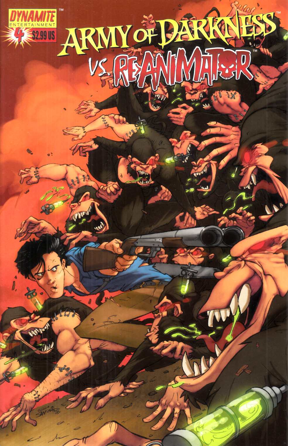 Army of Darkness vs Re-Animator #4 Cover B Near Mint (9.4) [Dynamite Comic] THUMBNAIL