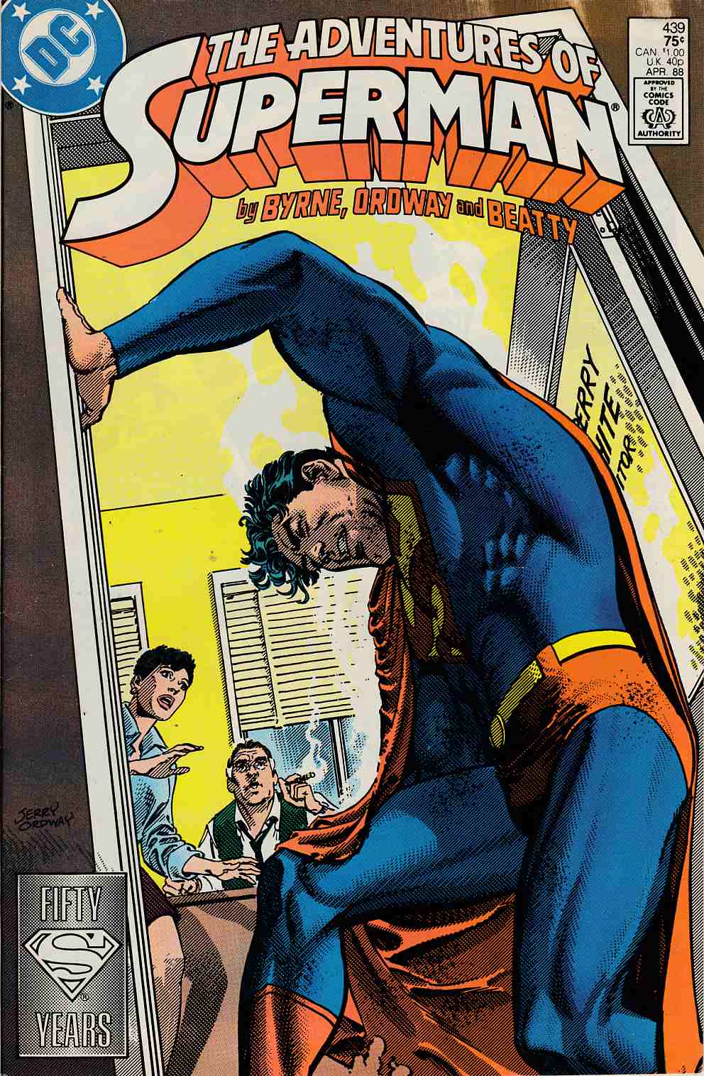 Adventures of Superman #439 Fine (6.0) [DC Comic] THUMBNAIL