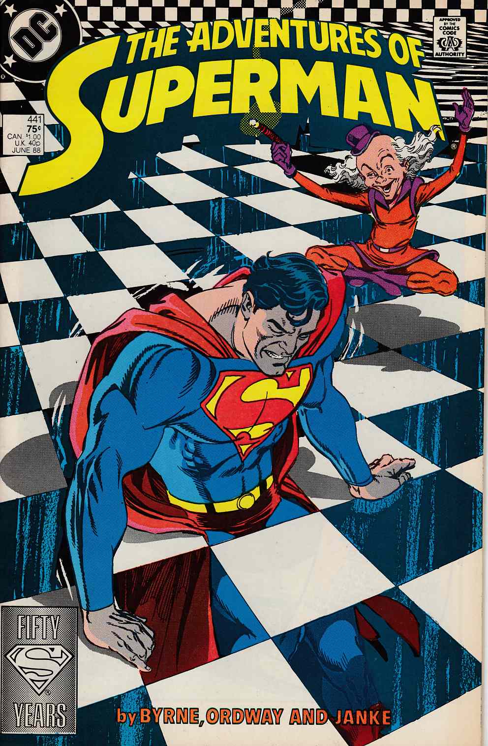 Adventures of Superman #441 Very Fine (8.0) [DC Comic] THUMBNAIL