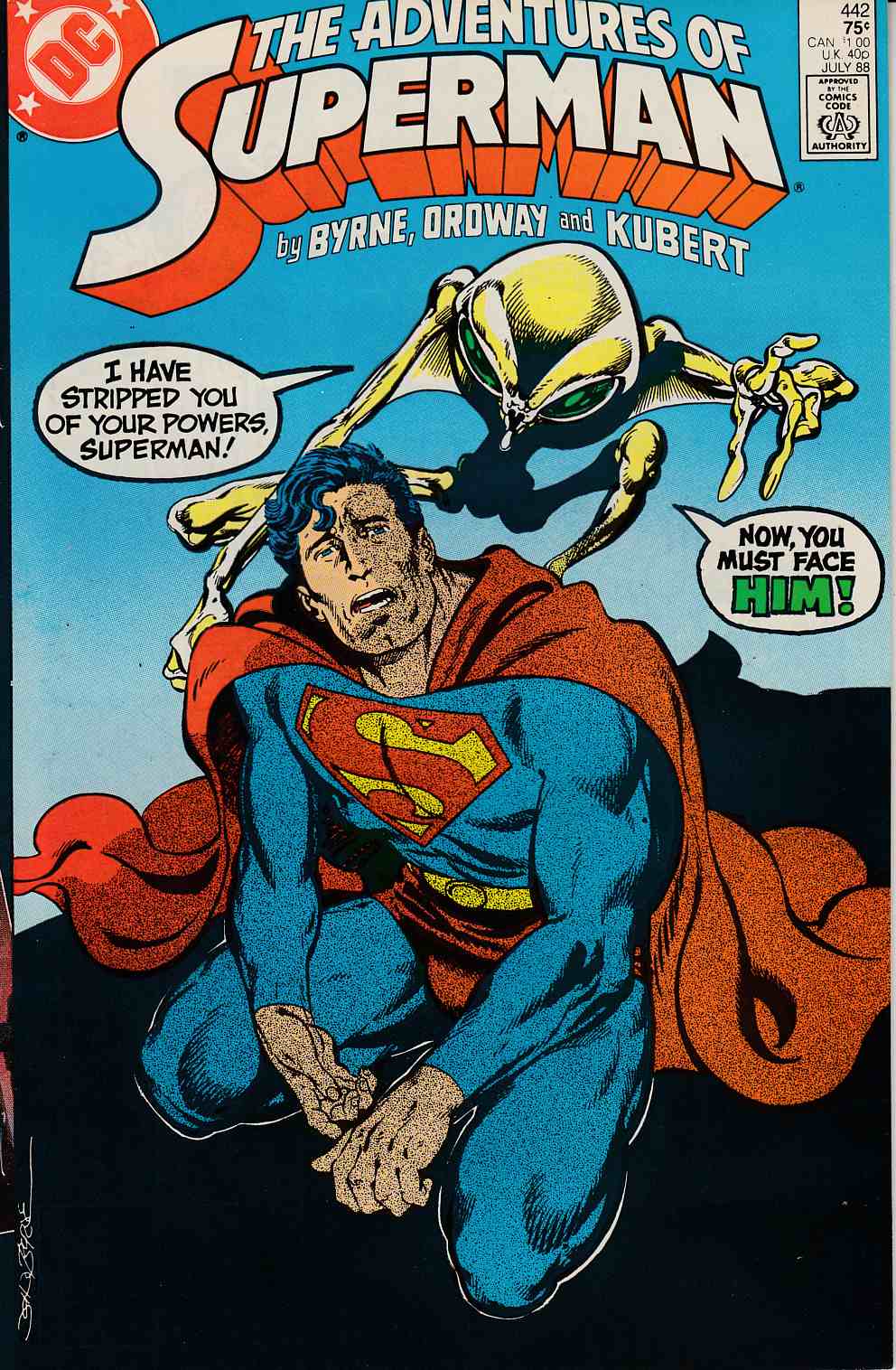 Adventures of Superman #442 Very FIne Minus (7.5) [DC Comic] THUMBNAIL