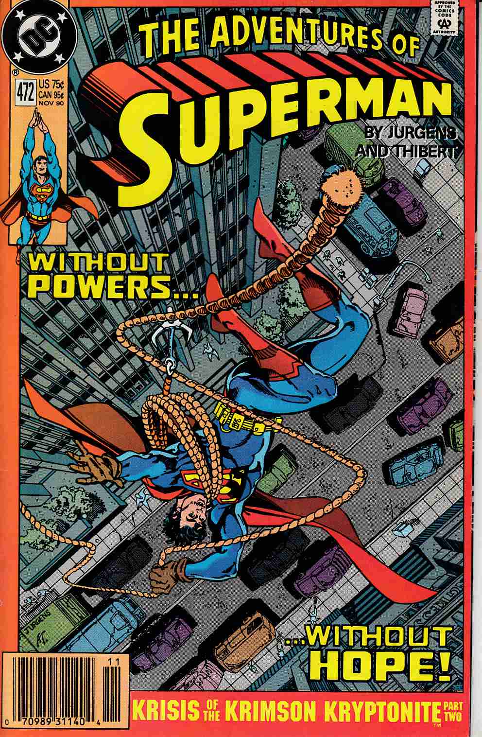 Adventures of Superman #472 Fine (6.0) [DC Comic] THUMBNAIL