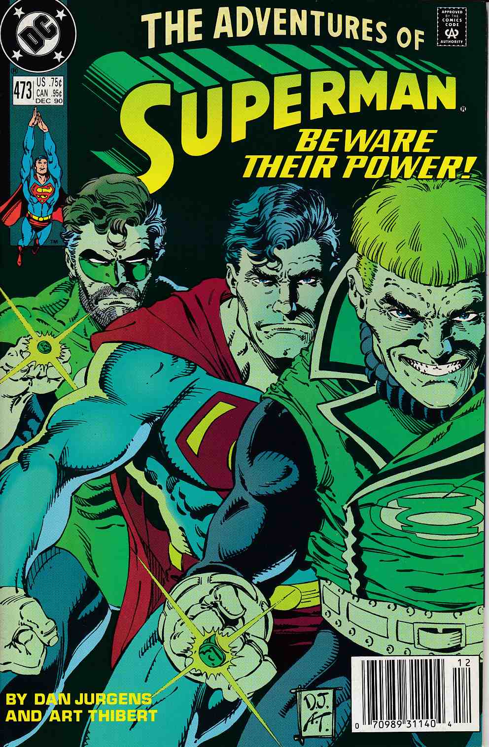 Adventures of Superman #473 Very Fine (8.0) [DC Comic] THUMBNAIL