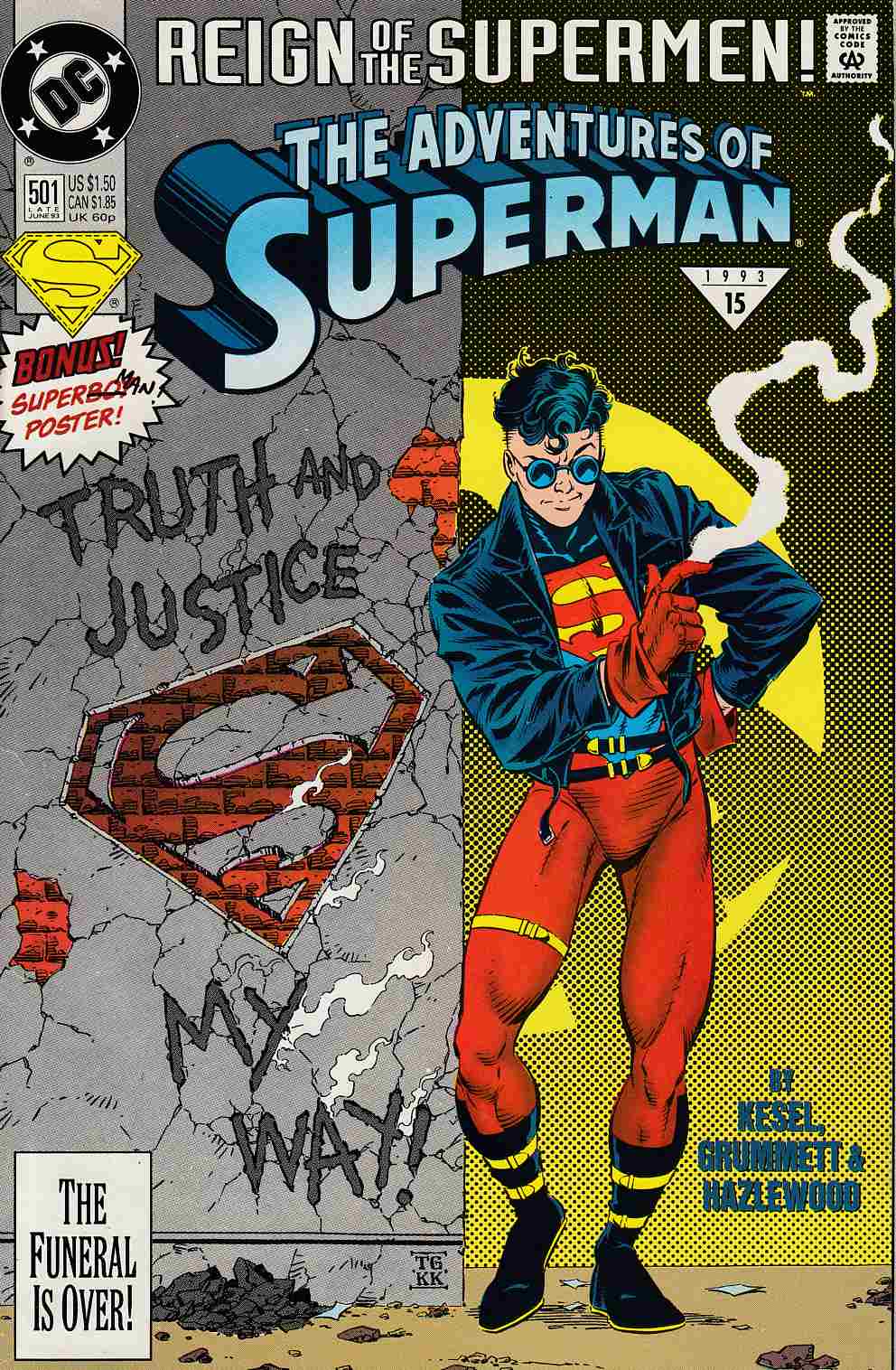 Adventures of Superman #501 Very Fine (8.0) [DC Comic] LARGE