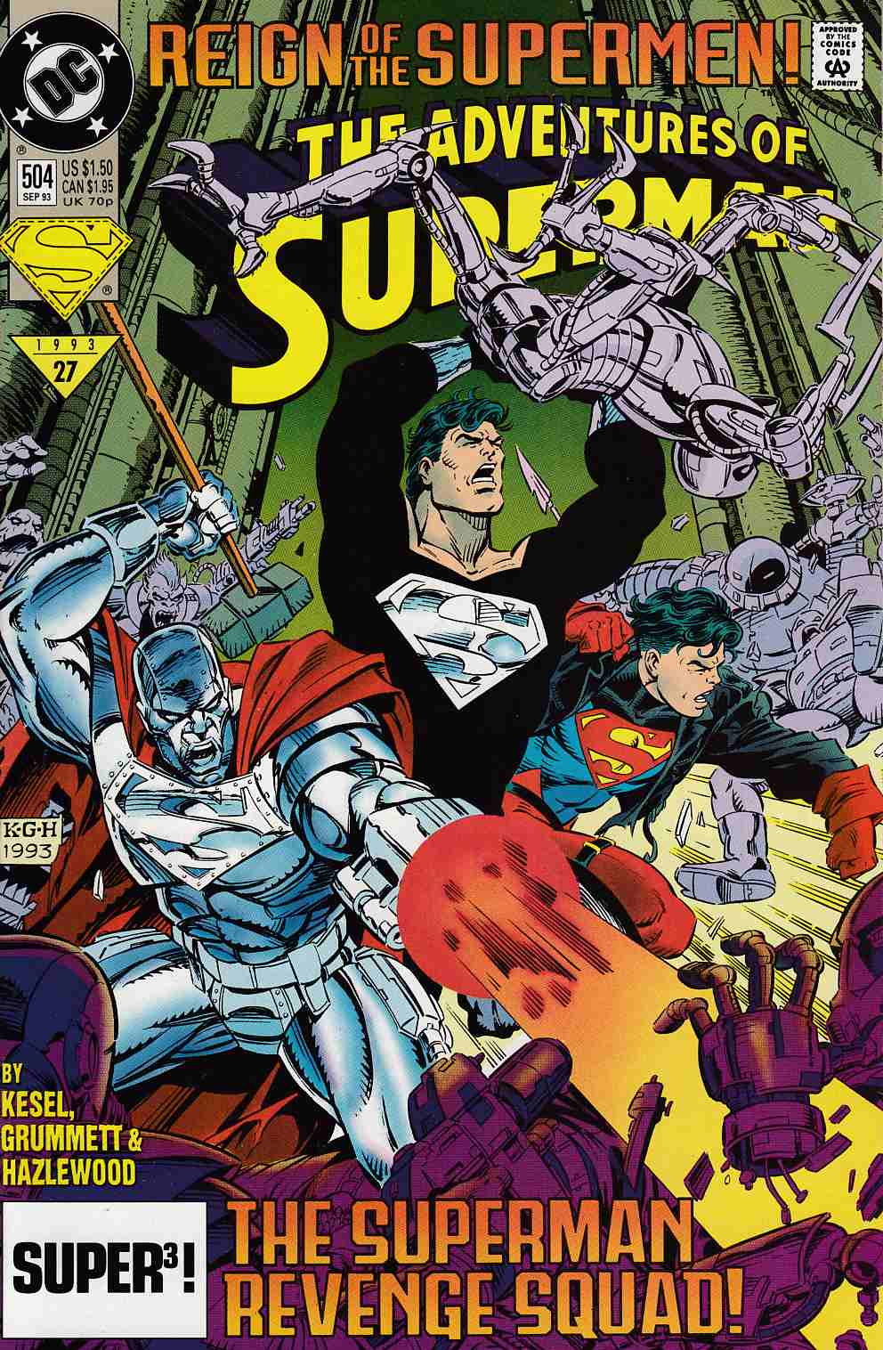 Adventures of Superman #504 Very Fine (8.0) [DC Comic] THUMBNAIL