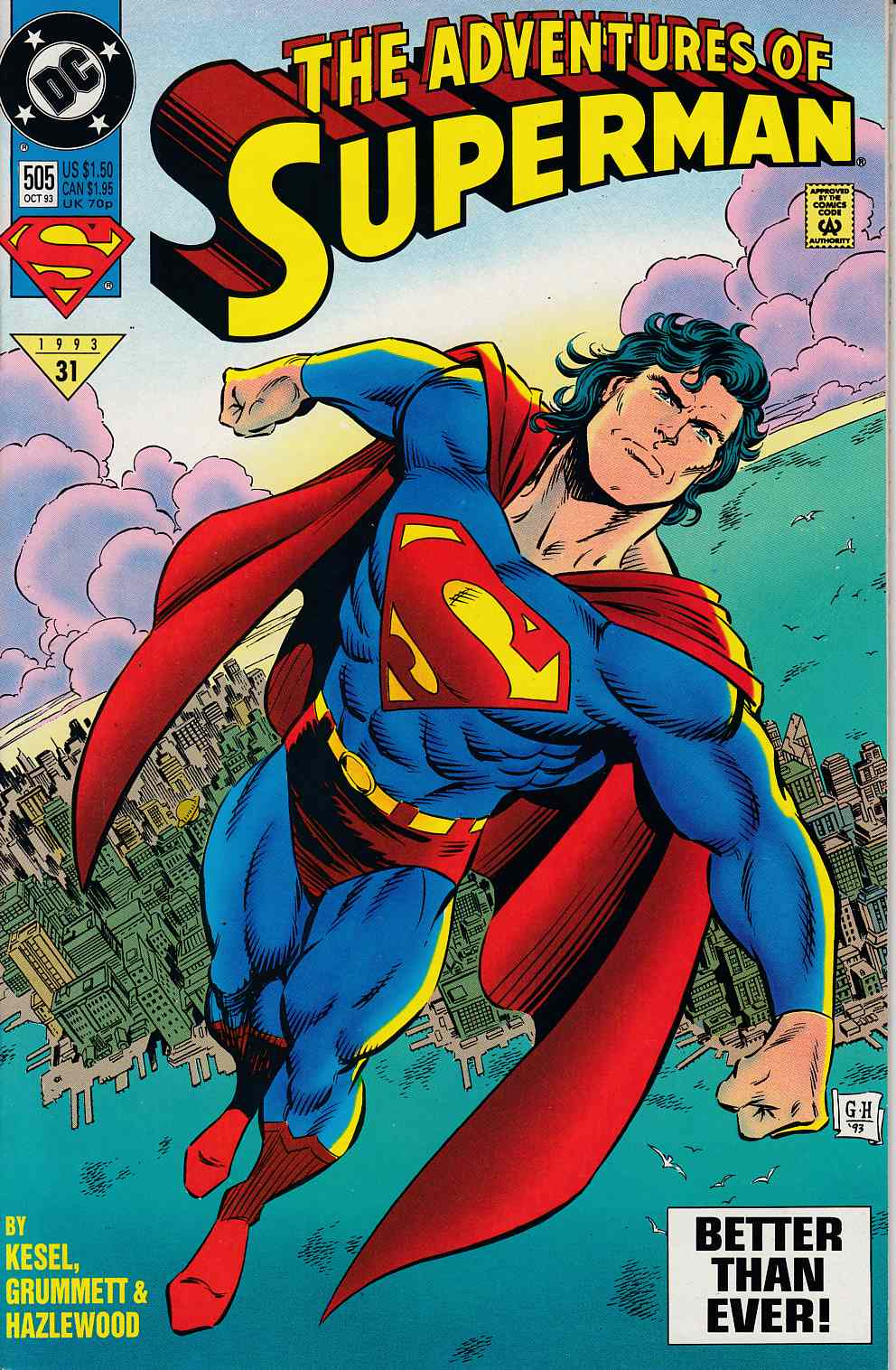Adventures of Superman #505 Very Fine (8.0) [DC Comic] THUMBNAIL