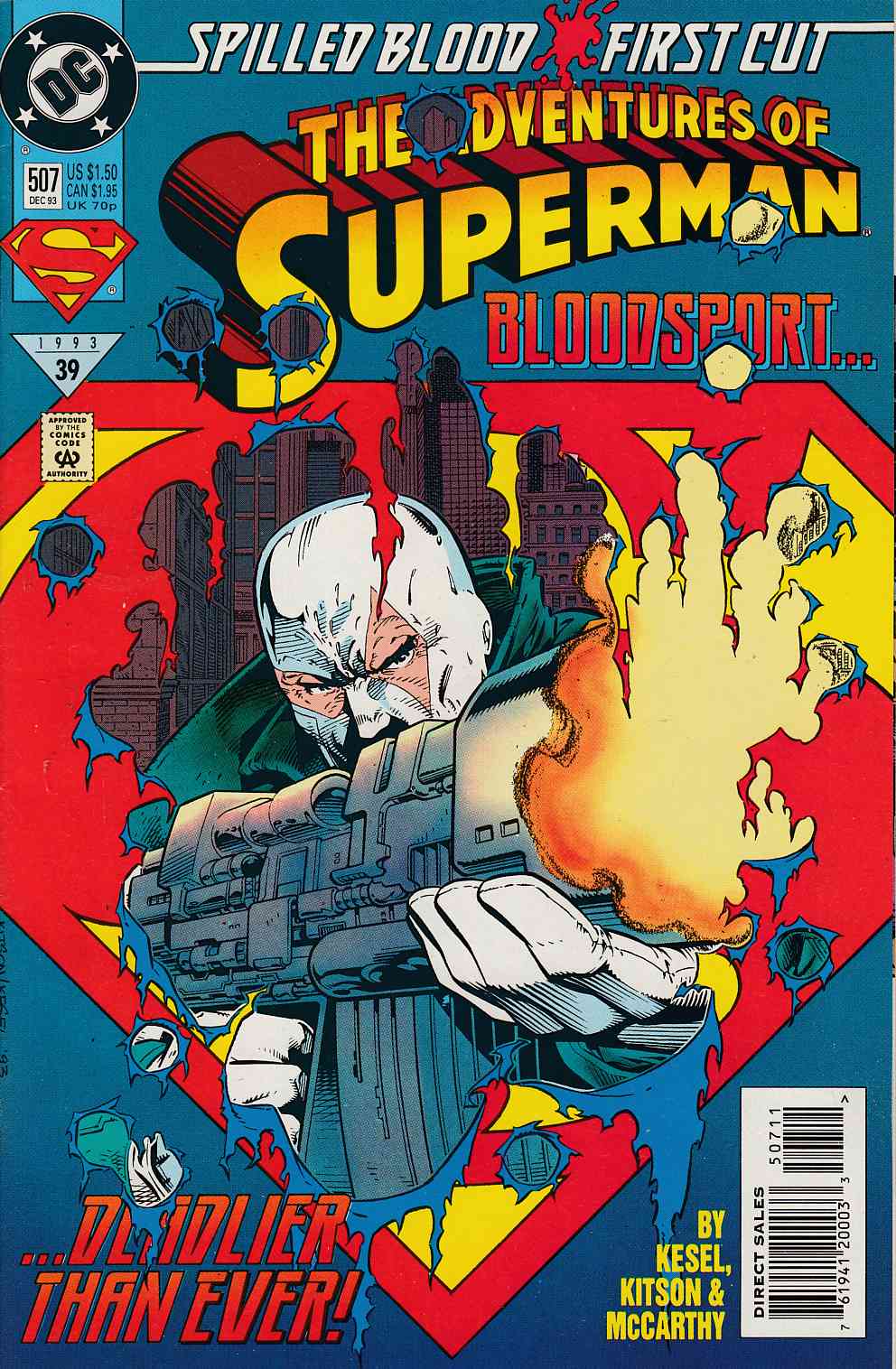 Adventures of Superman #507 Near Mint Minus (9.2) [DC Comic] THUMBNAIL