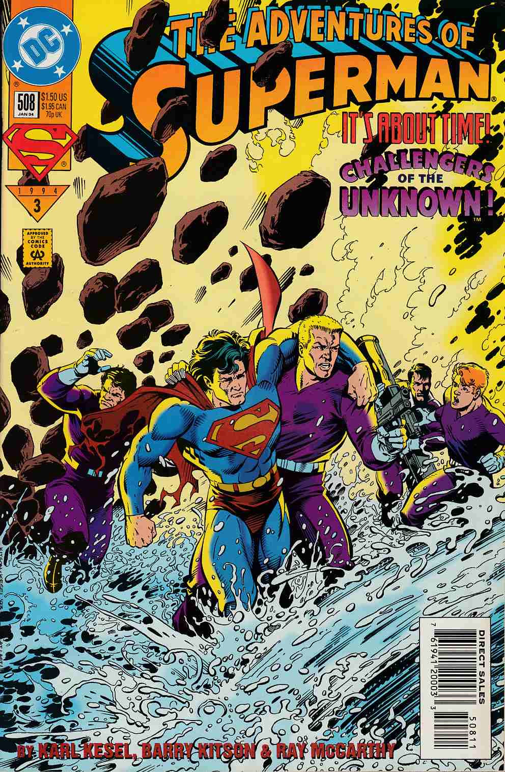 Adventures of Superman #508 Very Fine Minus (7.5) [DC Comic] THUMBNAIL