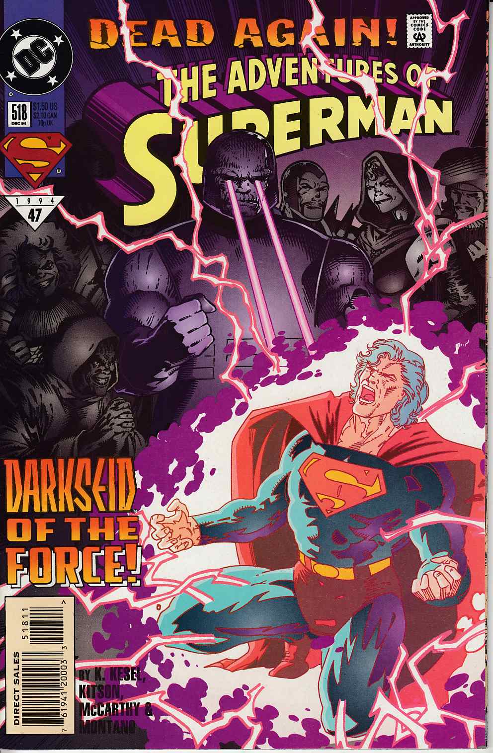 Adventures of Superman #518 Near Mint (9.4) [DC Comic] LARGE