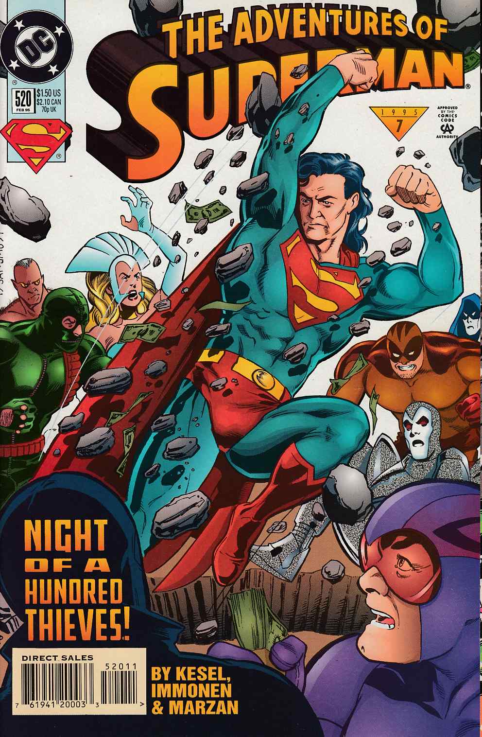 Adventures of Superman #520 Near Mint (9.4) [DC Comic] LARGE