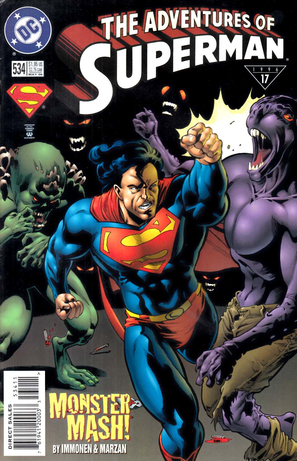 Adventures of Superman #534 Fine Minus (5.5) [DC Comic] THUMBNAIL