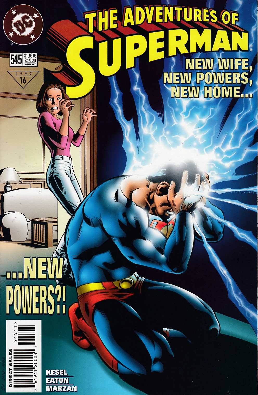 Adventures of Superman #545 Very Fine MInus (7.5) [DC Comic] THUMBNAIL