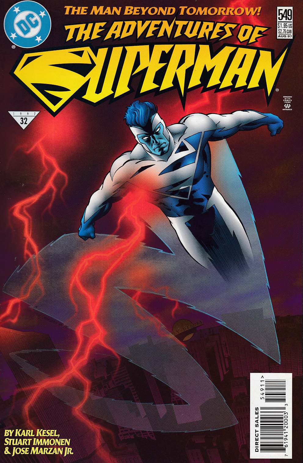 Adventures of Superman #549 Very Fine (8.0) [DC Comic] LARGE