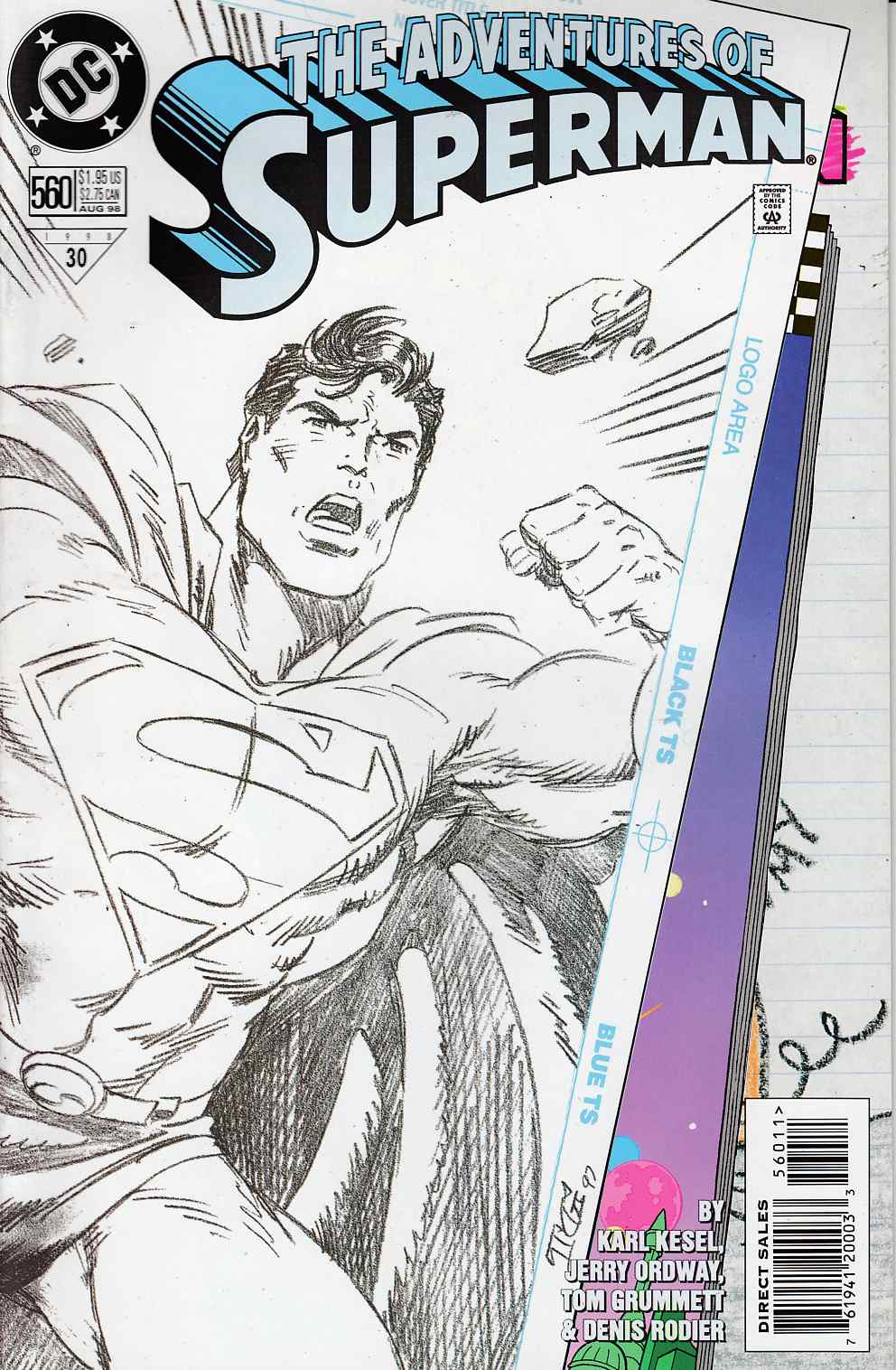 Adventures of Superman #560 Near MInt (9.4) [DC Comic] THUMBNAIL
