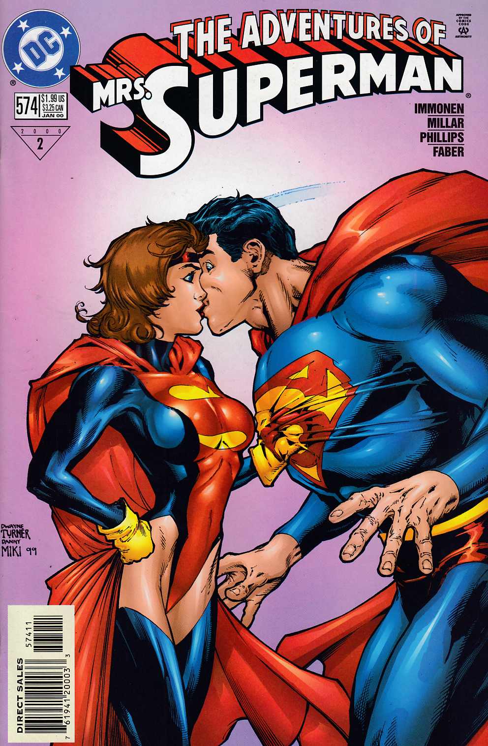 Adventures of Superman #574 Near Mint (9.4) [DC Comic] LARGE