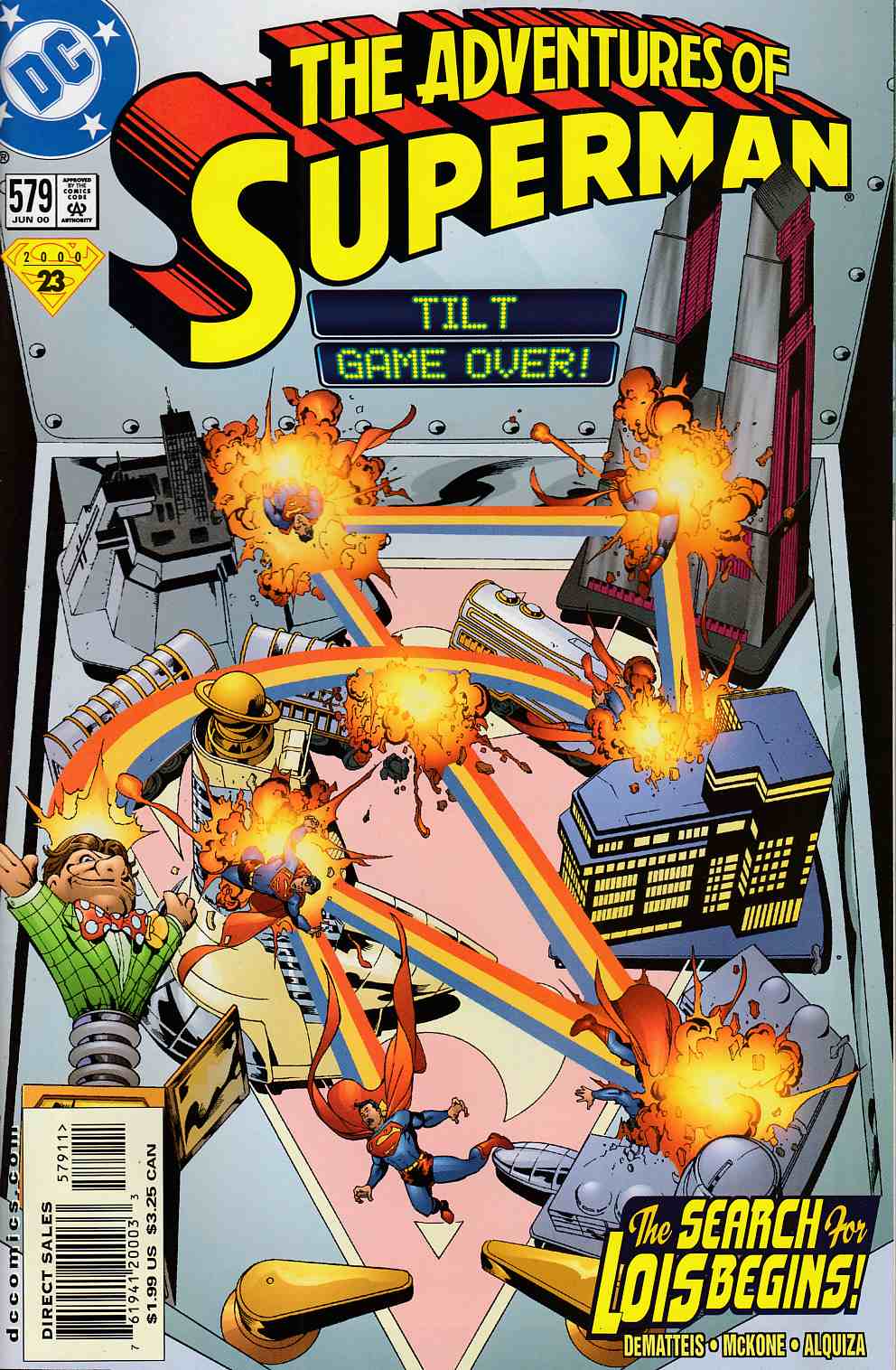 Adventures of Superman #579 Near Mint (9.4) [DC Comic] THUMBNAIL