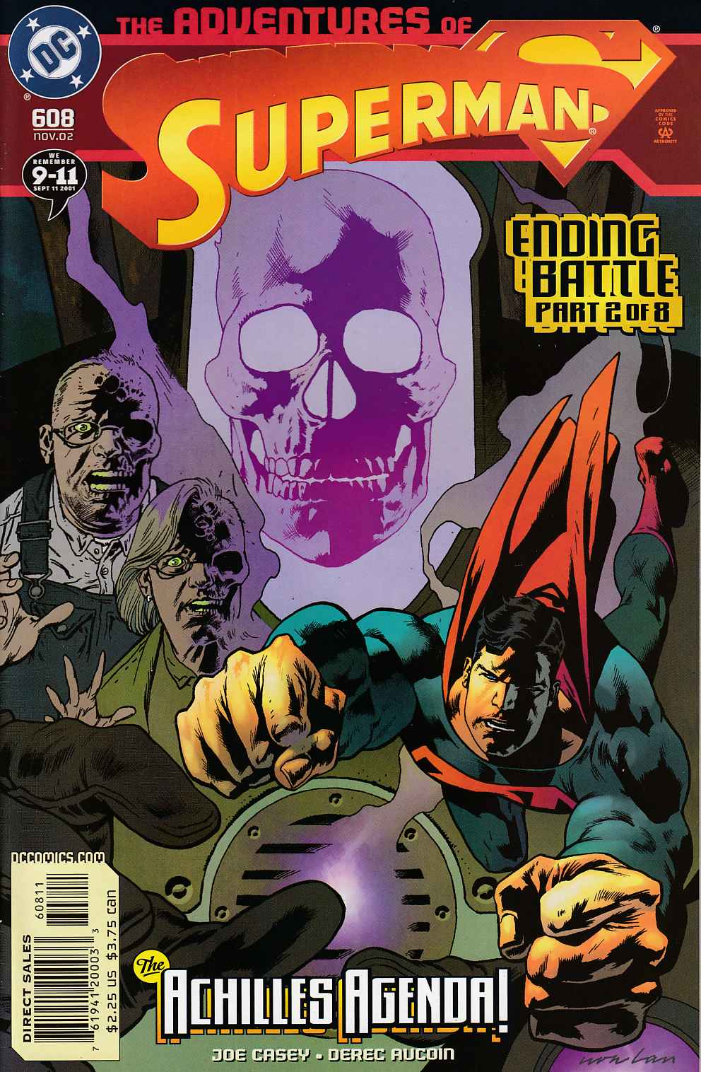 Adventures of Superman #608 Near Mint (9.4) [DC Comic] LARGE