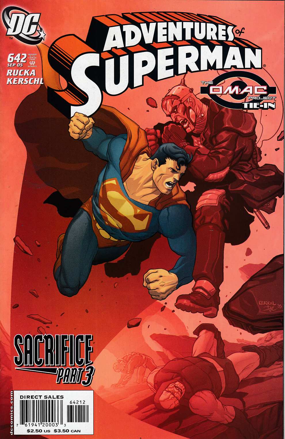 Adventures of Superman #642 Second Printing Near Mint (9.4) [DC Comic] THUMBNAIL