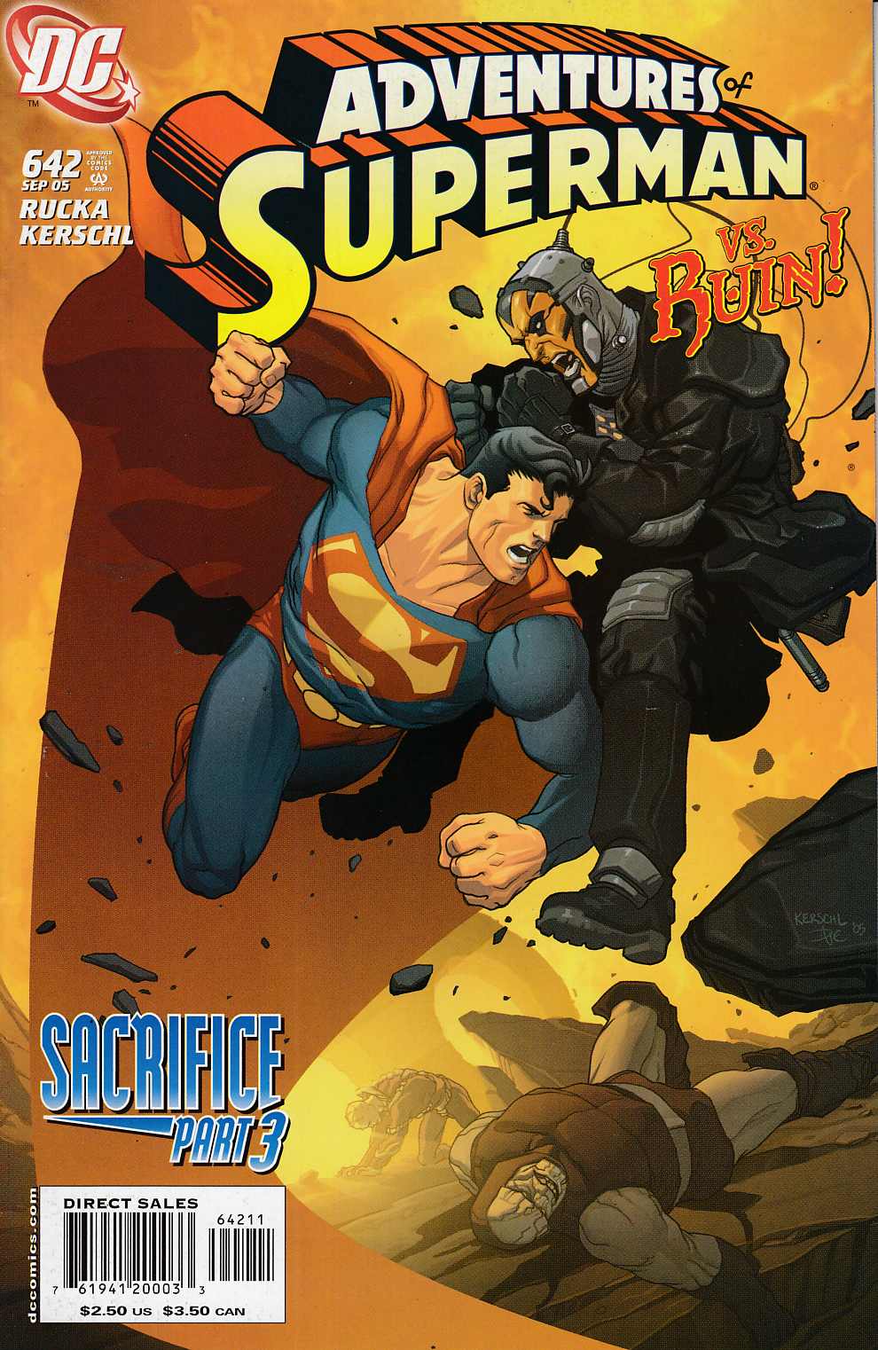Adventures of Superman #642 Very Fine Minus (7.5) [DC Comic] LARGE