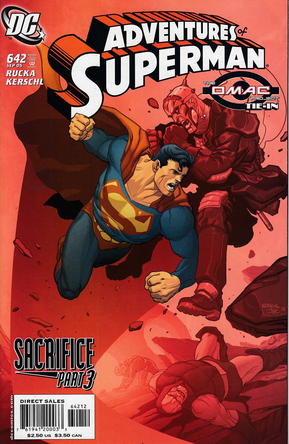 Adventures of Superman #642 Second Printing Very Fine Minus (7.5) [DC Comic] LARGE