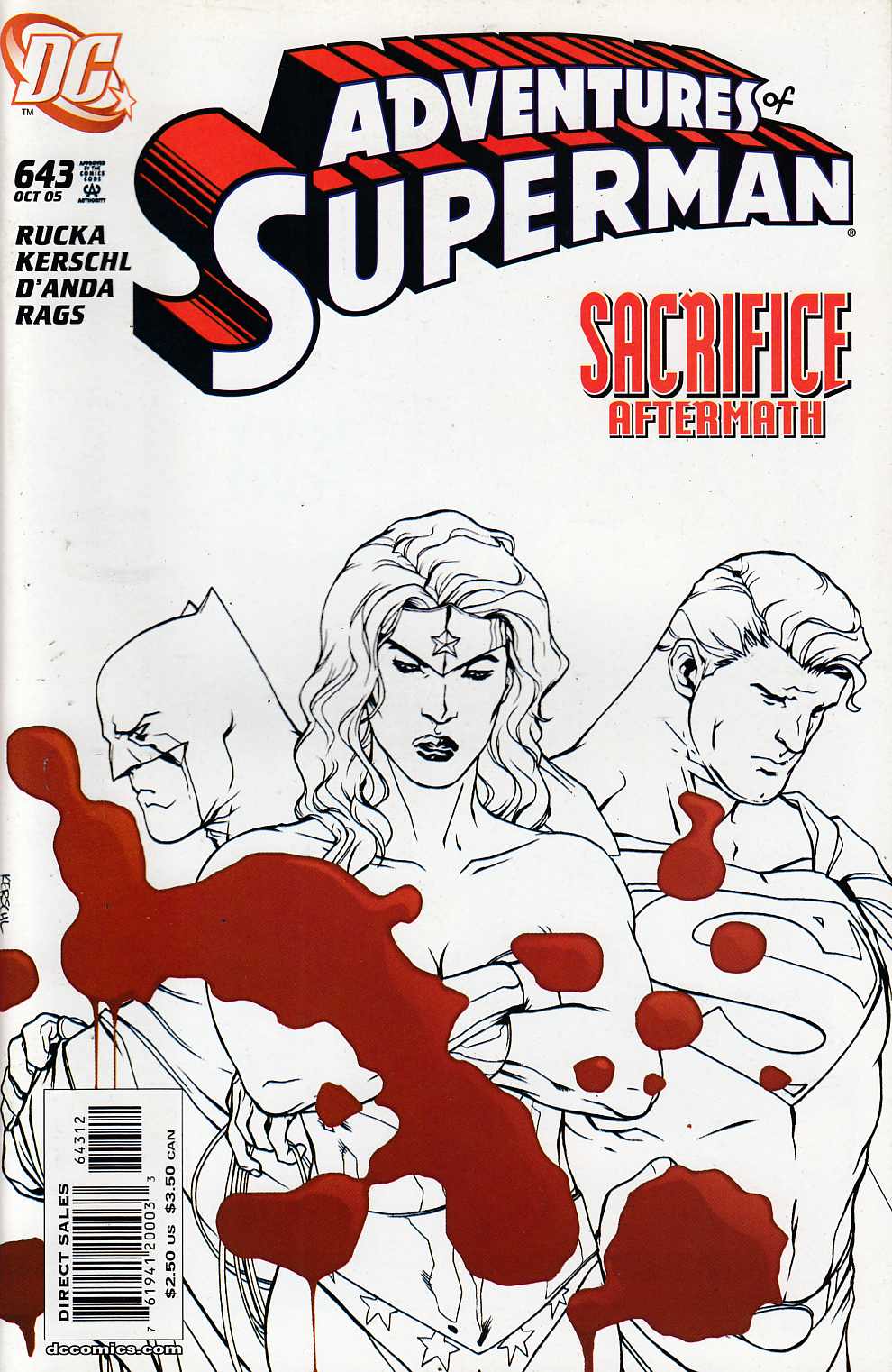 Adventures of Superman #643 Second Printing Near Mint (9.4) [DC Comic] LARGE