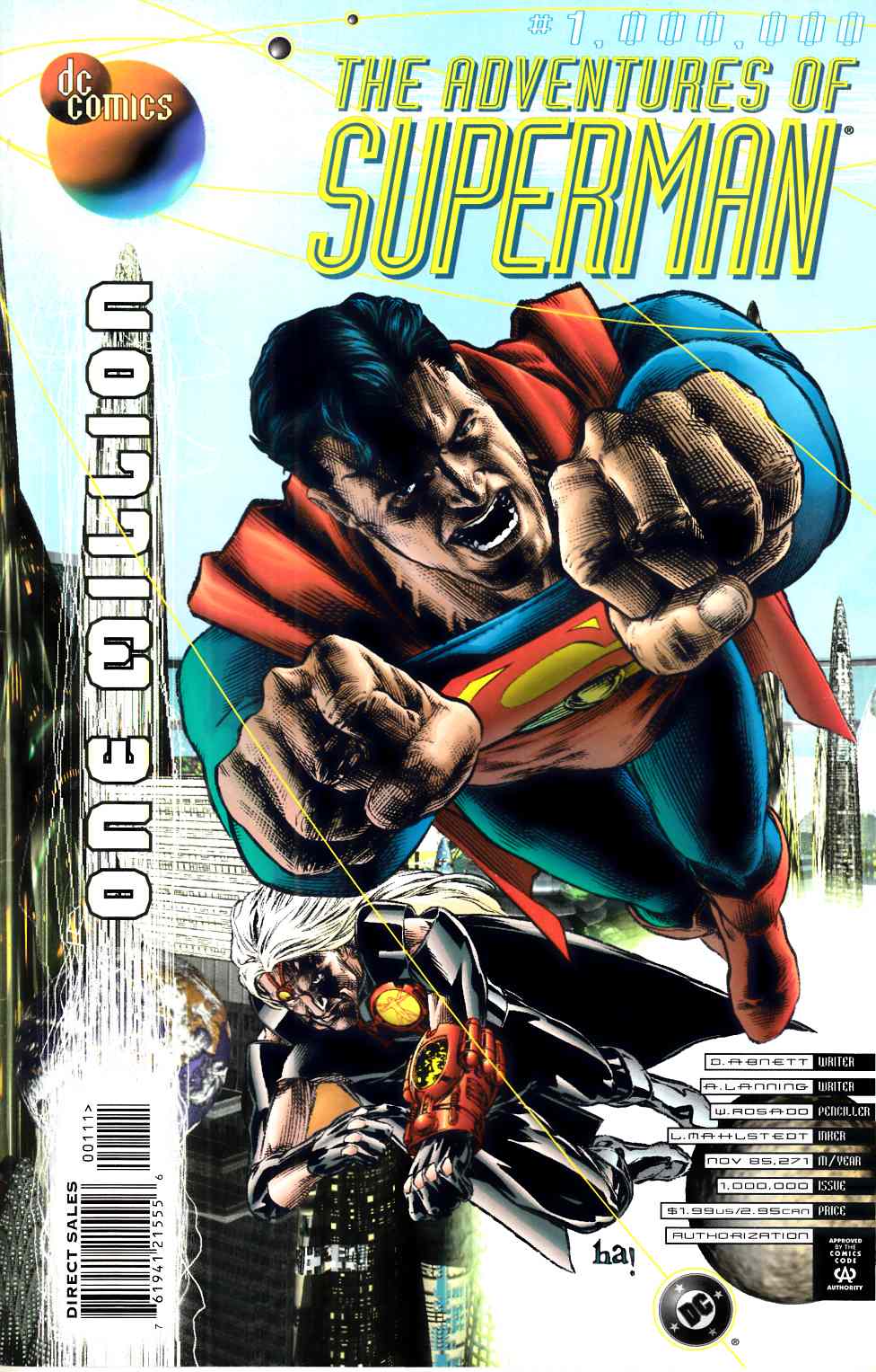 Adventures of Superman #One Million Very Fine (8.0) [DC Comic] THUMBNAIL