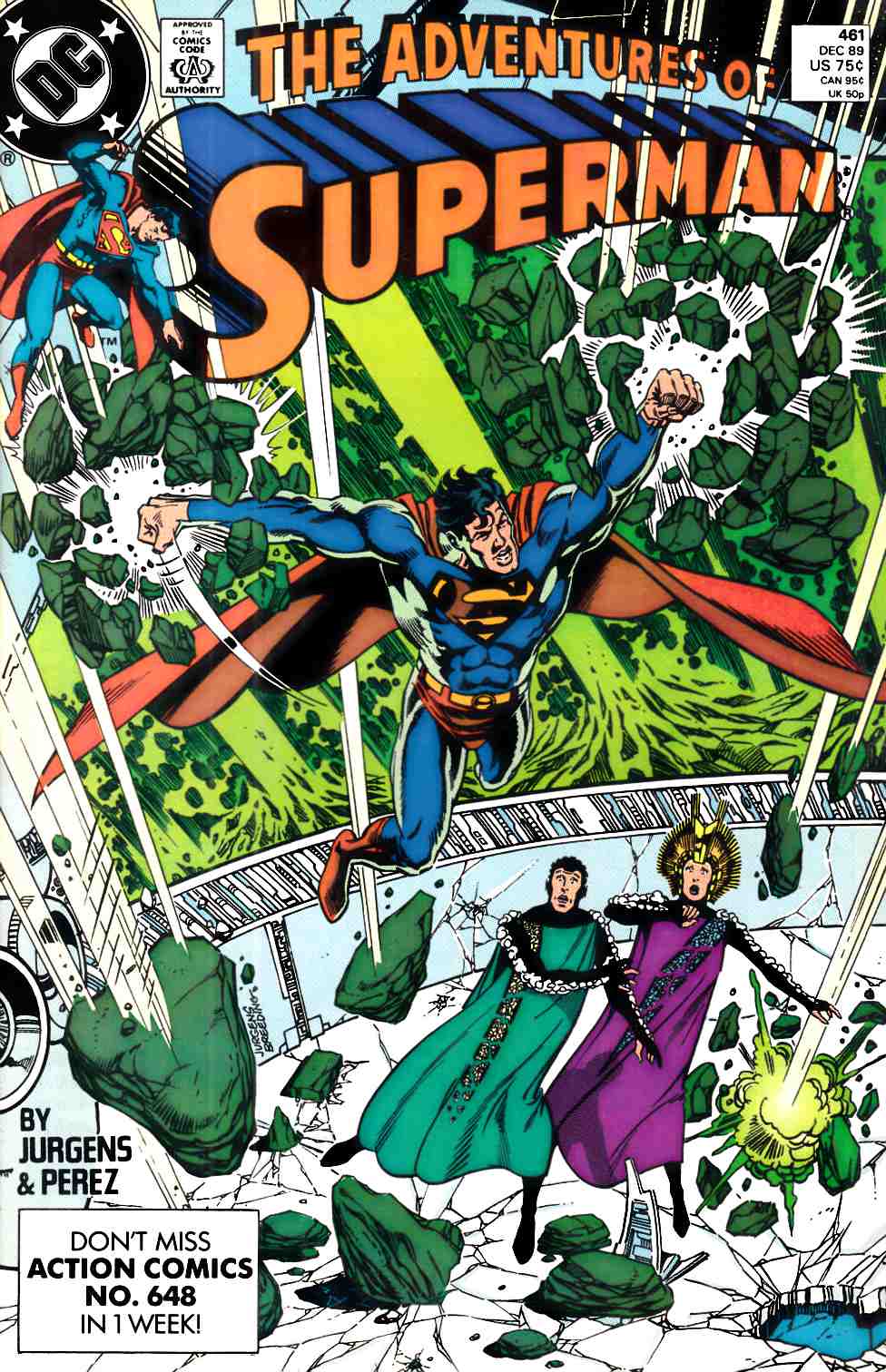 Adventures of Superman #461 Very Fine (8.0) [DC Comic] THUMBNAIL