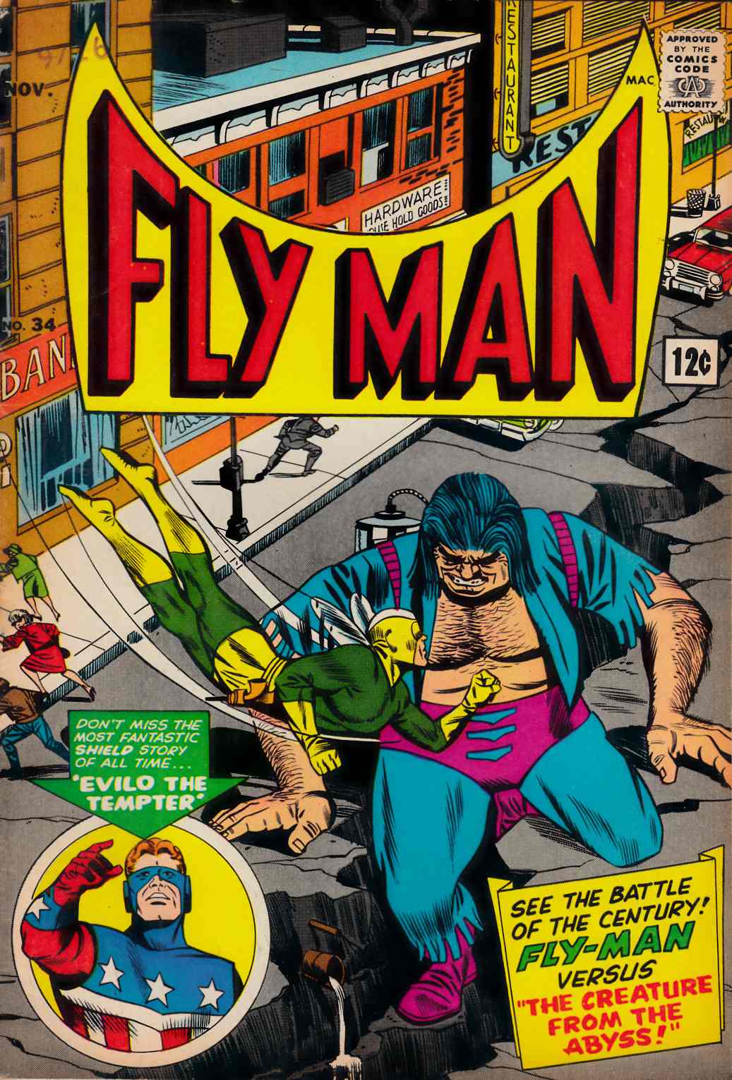 Adventures of the Fly #34 Fine (6.0) [Archie Comic] THUMBNAIL