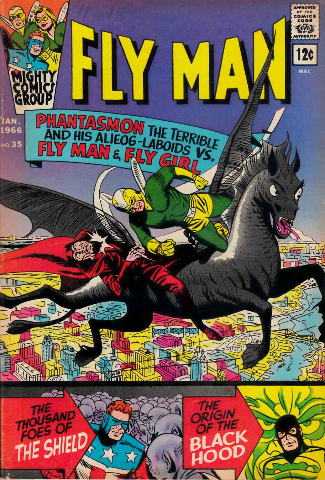 Adventures of the Fly #35 Fine (6.0) [Archie Comic] THUMBNAIL
