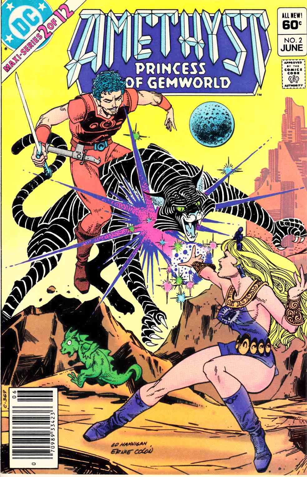 Amethyst Princess of Gemworld #2 Newsstand Edition Fine (6.0) [DC Comic] THUMBNAIL