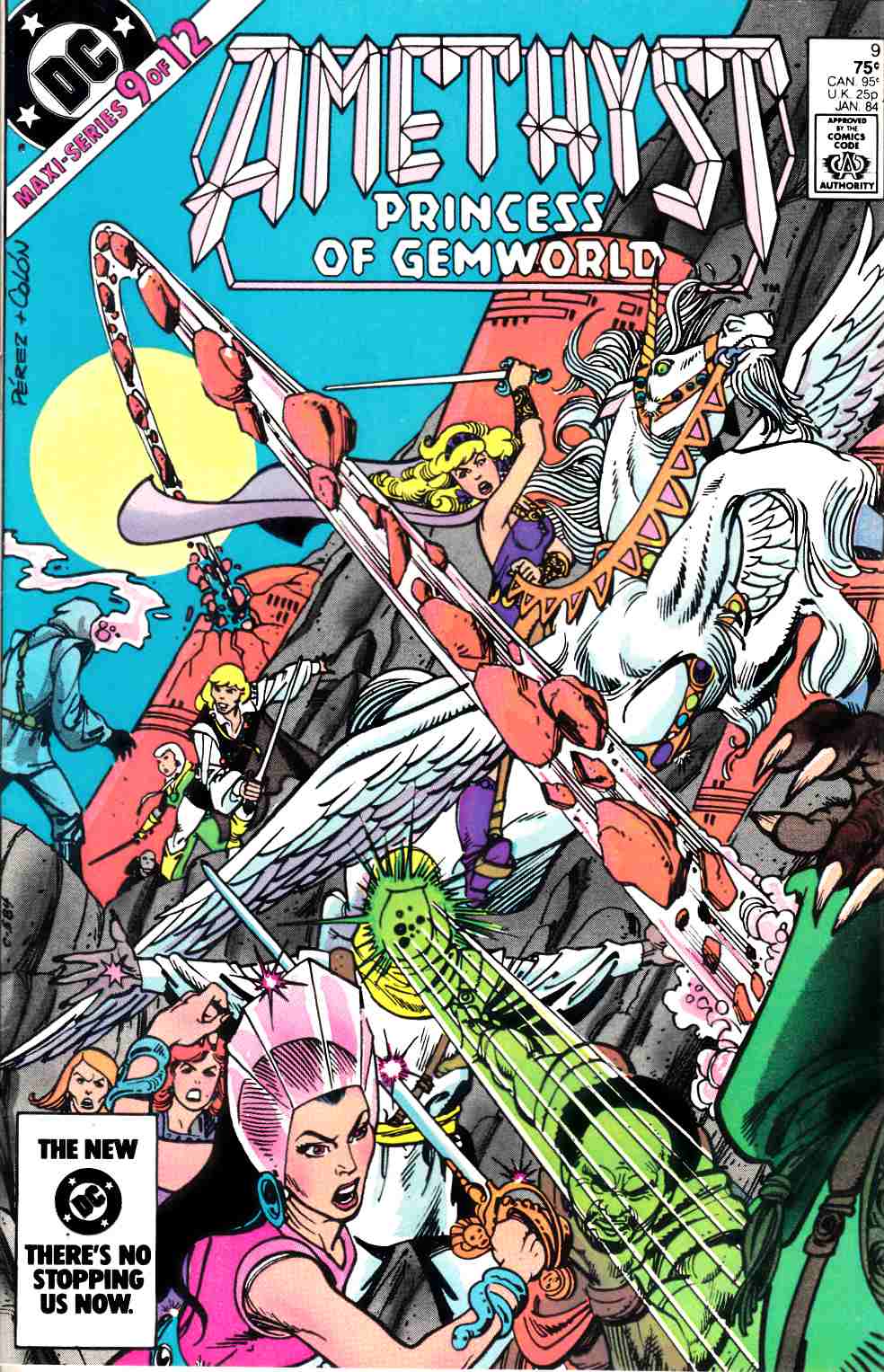 Amethyst Princess of Gemworld #9 Fine (6.0) [DC Comic] LARGE