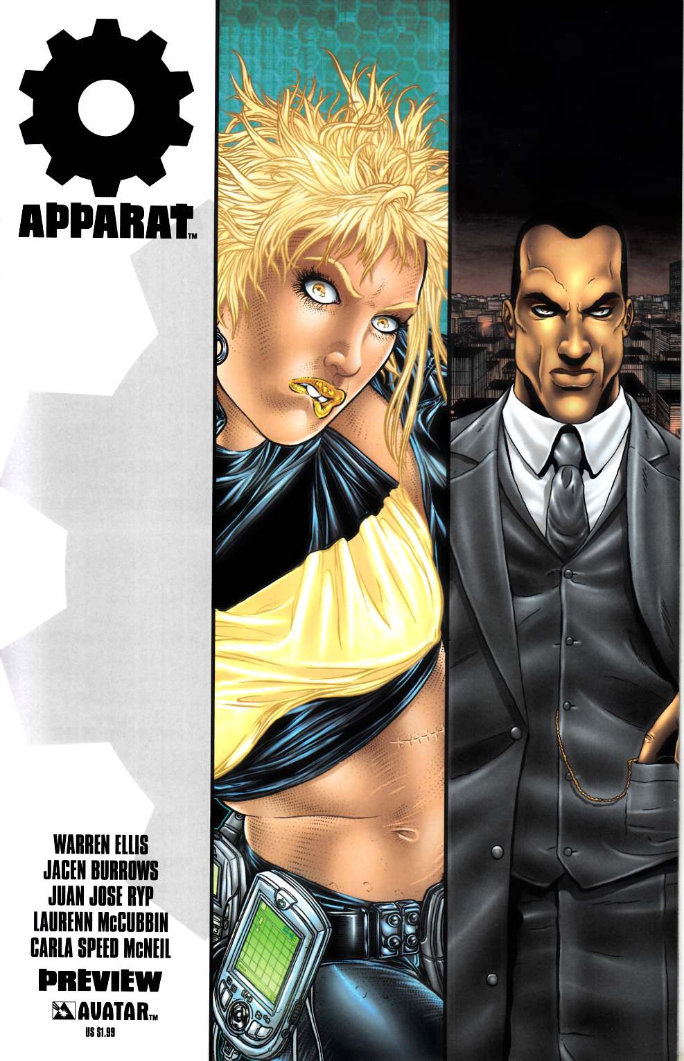 Apparat Preview #1 Near Mint (9.4) [Avatar Comic] LARGE