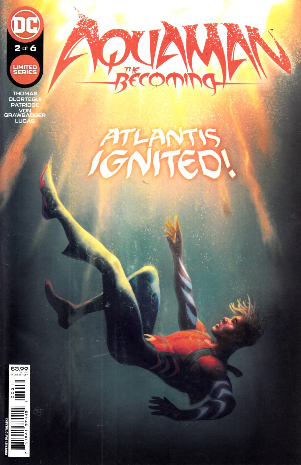 Aquaman the Becoming #2 Near Mint (9.4) [DC Comic] THUMBNAIL