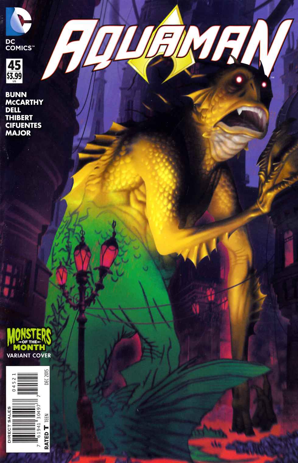 Aquaman #45 Monsters Variant Cover [DC Comic] THUMBNAIL