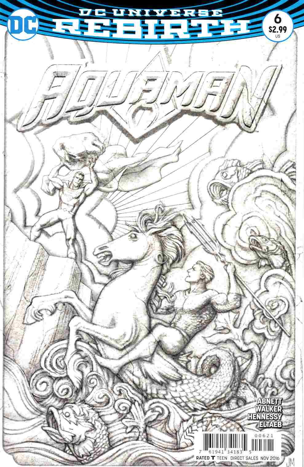 Aquaman #6 Middleton Variant Cover [DC Comic]