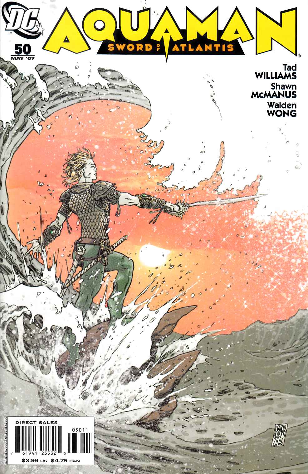Aquaman Sword of Atlantis #50 Near Mint (9.4) [DC Comic] THUMBNAIL