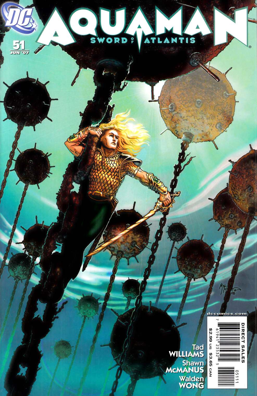 Aquaman Sword of Atlantis #51 Near Mint (9.4) [DC Comic] THUMBNAIL