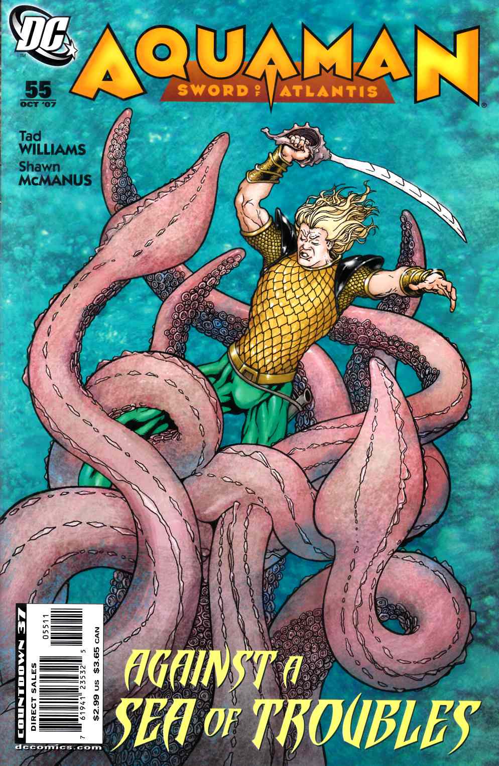 Aquaman Sword of Atlantis #55 Near Mint (9.4) [DC Comic] THUMBNAIL