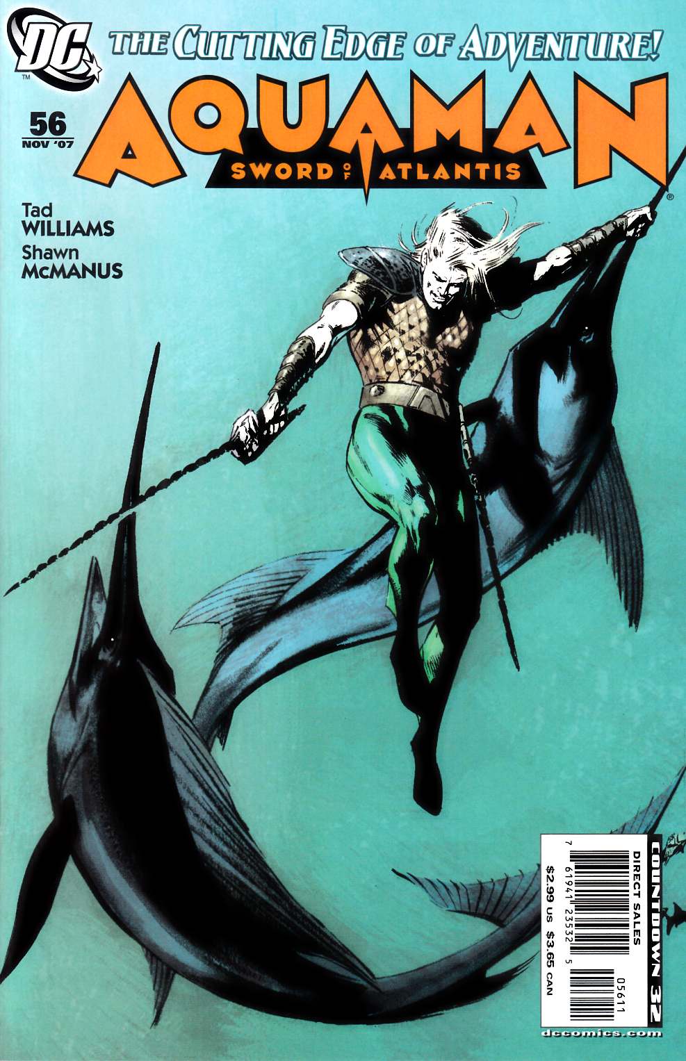 Aquaman Sword of Atlantis #56 Very Fine (8.0) [DC Comic] THUMBNAIL