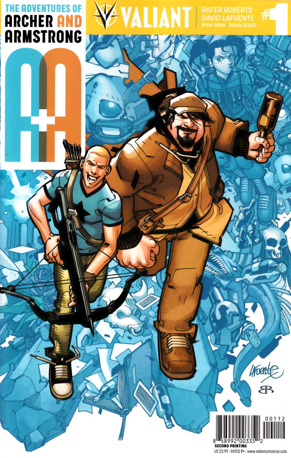 Archer & Armstrong #1 Second Printing [Valiant Comic] THUMBNAIL