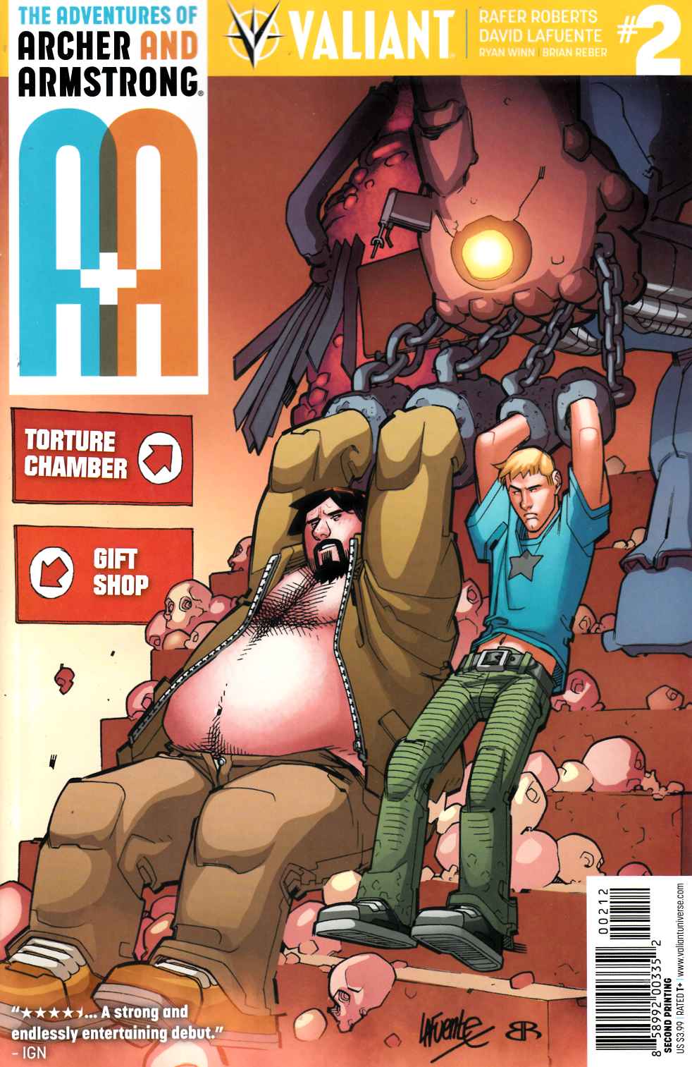 Archer & Armstrong #2 Second Printing [Valiant Comic] THUMBNAIL