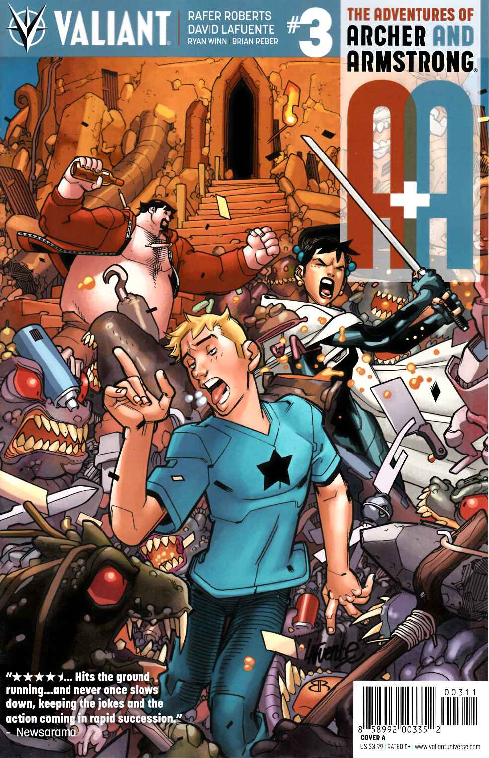 Archer & Armstrong #3 Cover A [Valiant Comic] LARGE