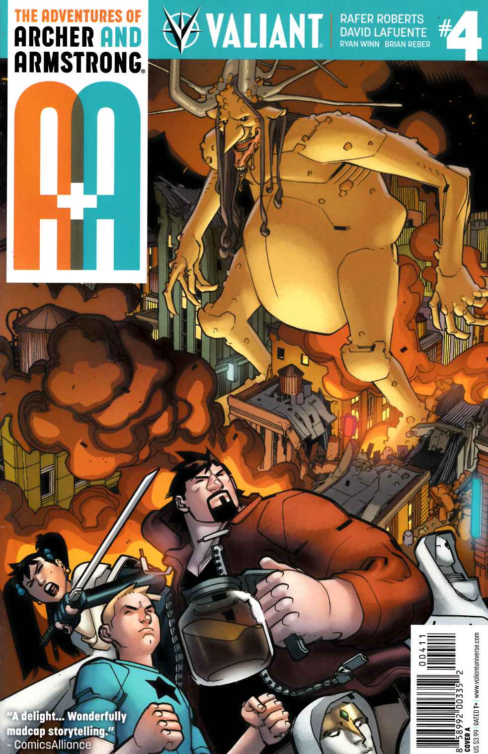Archer & Armstrong #4 Cover A [Valiant Comic] LARGE