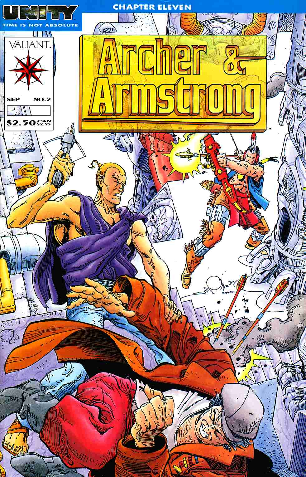 Archer & Armstrong #2 Near Mint (9.4) [Valiant Comic] THUMBNAIL