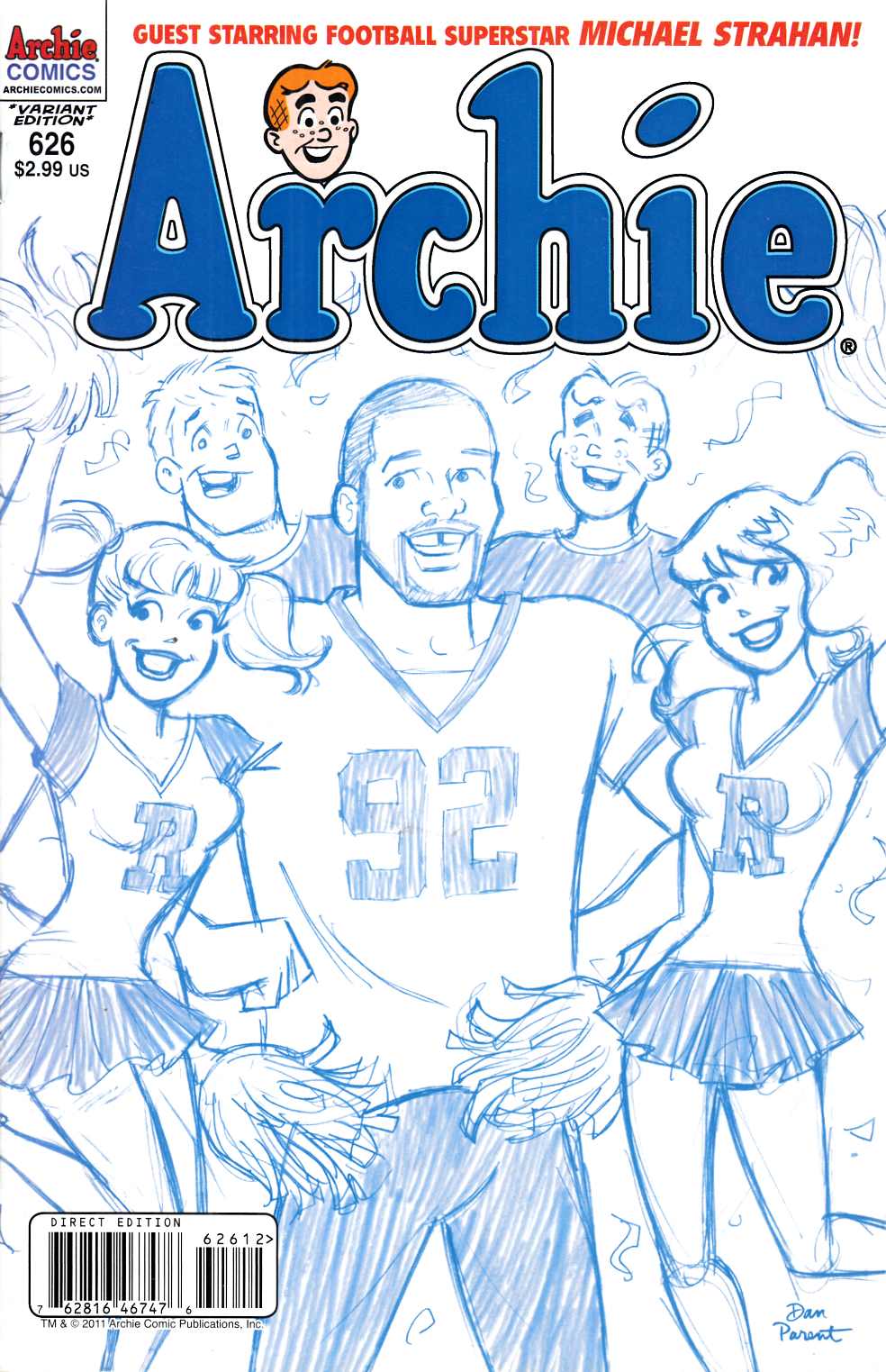 Archie #626 Sketch Variant Cover Very Fine (8.0) [Archie Comic] THUMBNAIL