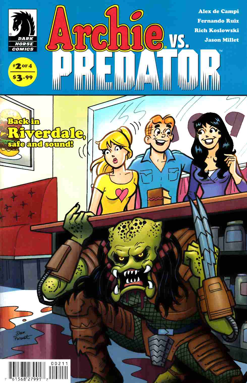 Archie vs Predator #2 [Dark Horse Comic] LARGE
