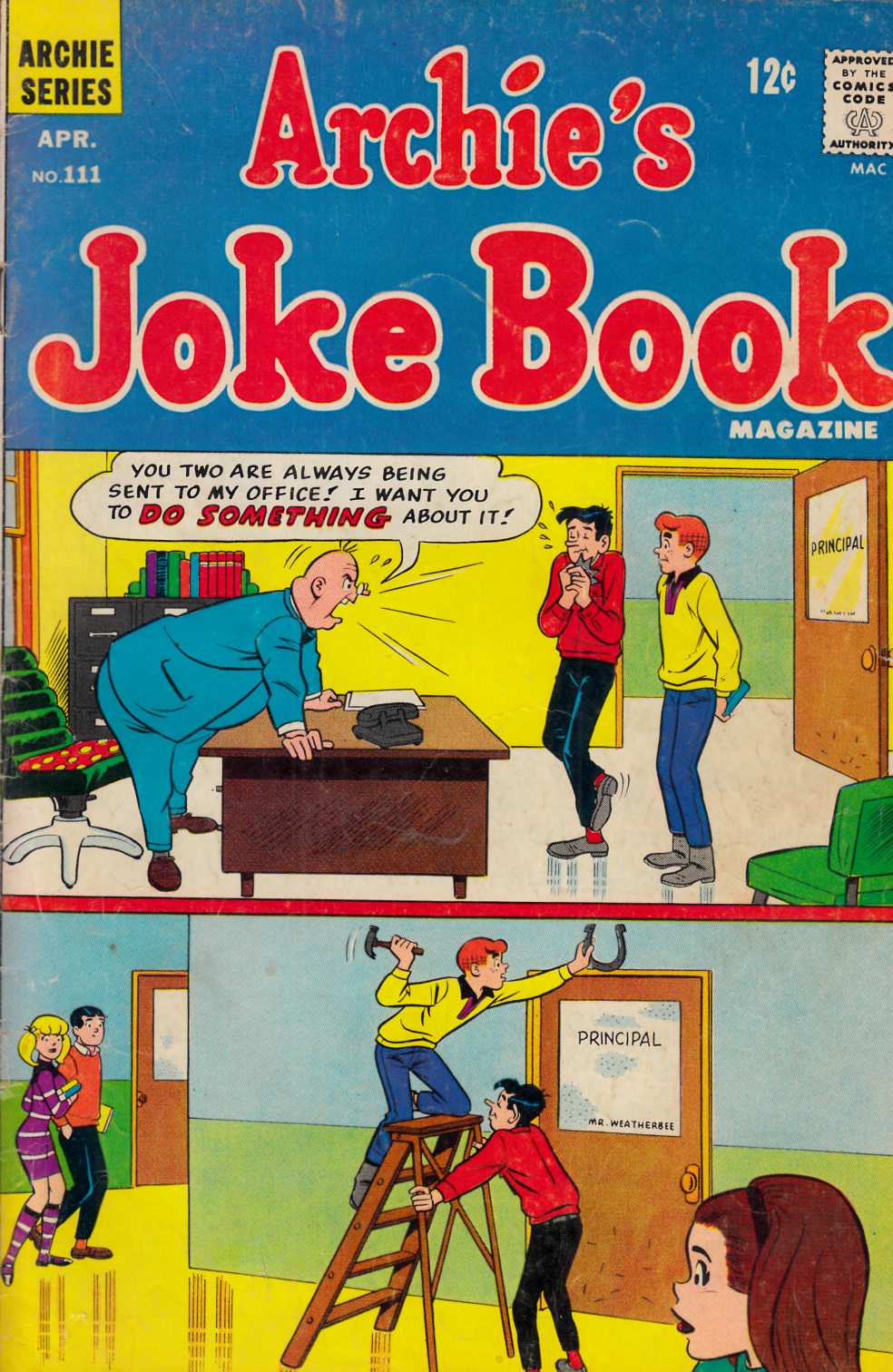 Archie's Joke Book #111 Good Plus (2.5) [Archie Comic] LARGE